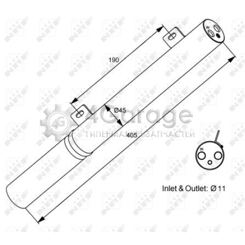 NRF 33196 Осушитель кондиционер EASY FIT