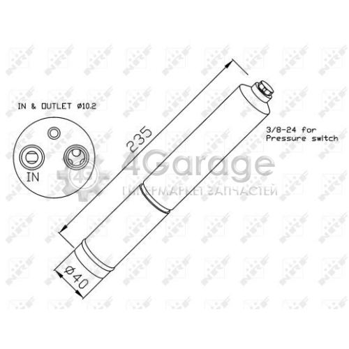 NRF 33224 Осушитель кондиционер EASY FIT