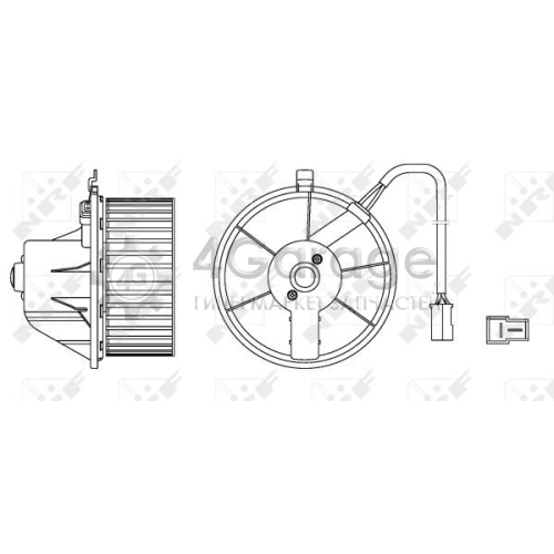 NRF 34152 Вентилятор салона