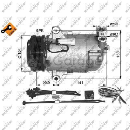 NRF 32426 Компрессор кондиционер EASY FIT