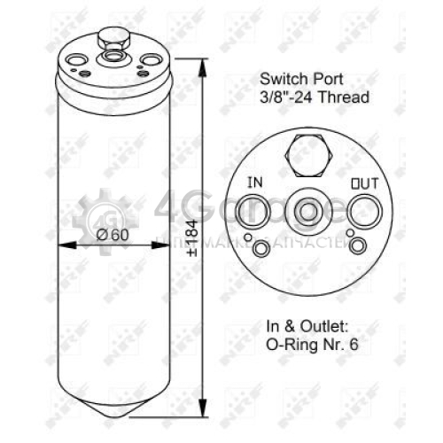 NRF 33028 Осушитель кондиционер EASY FIT