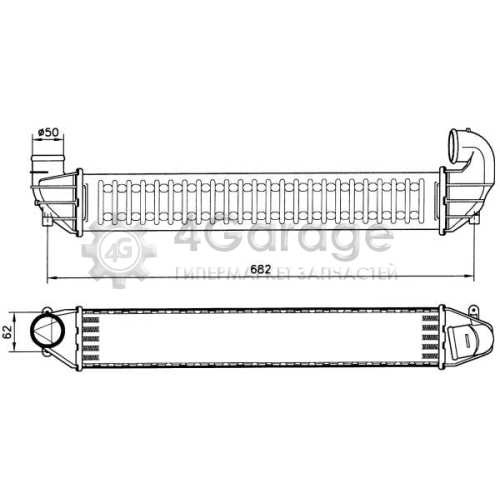 NRF 30139A Интеркулер