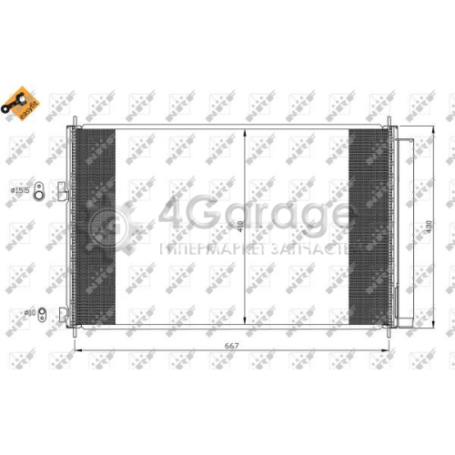 Конденсатор кондиционер EASY FIT NRF 35641 в Нижнем Новгороде