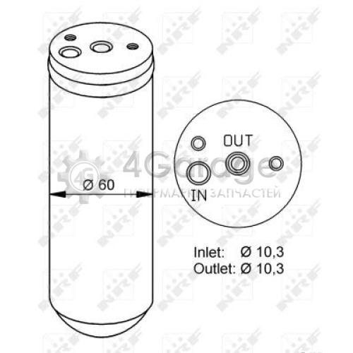 NRF 33293 Осушитель кондиционер EASY FIT