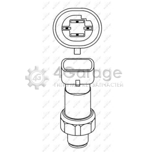 NRF 38930 Пневматический выключатель кондиционер EASY FIT