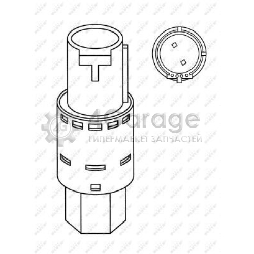 NRF 38917 Пневматический выключатель кондиционер EASY FIT