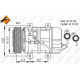 NRF 32109 Компрессор кондиционер EASY FIT в Красноярске