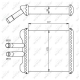 NRF 54237 Теплообменник отопление салона