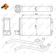 NRF 58617 Теплообменник отопление салона EASY FIT в Красноярске