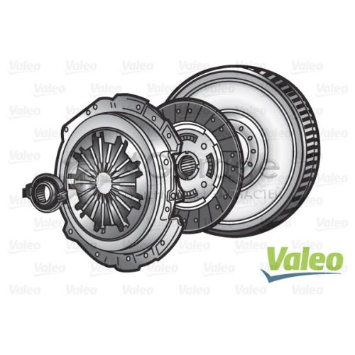 VALEO 835012 4х элементный комплект сцепления с гидр. подшипн