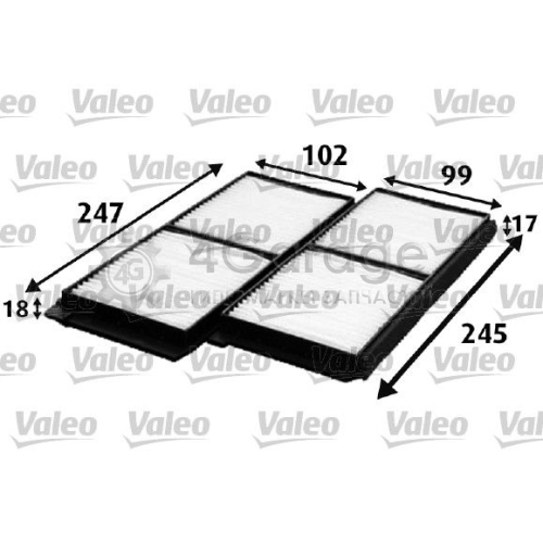 VALEO 715642 Салонный Фильтр