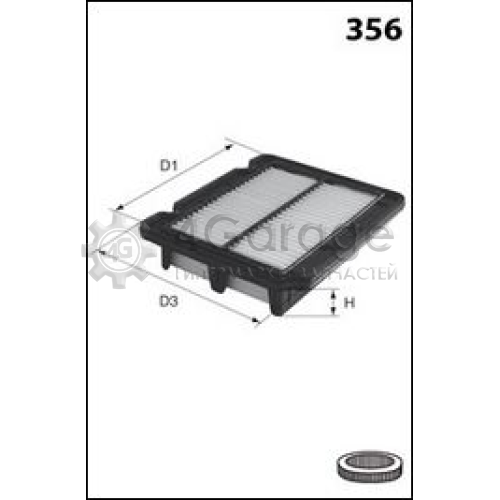 Воздушный фильтр MECAFILTER MECAFILTER ELP9265 в Москве