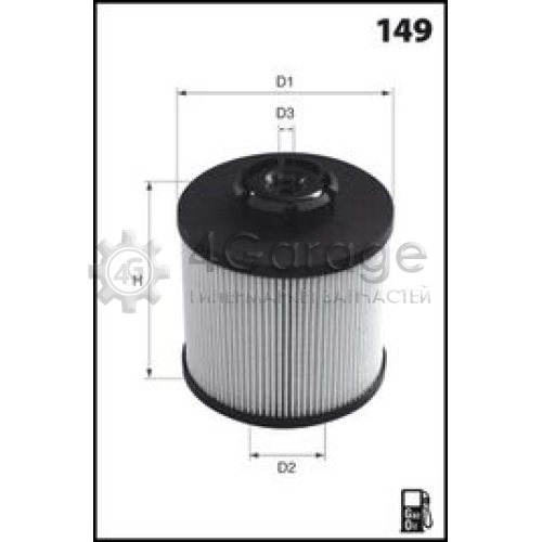MECAFILTER ELG5463 Топливный фильтр MECAFILTER в Красноярске