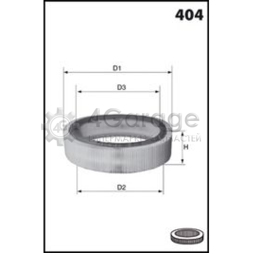 MECAFILTER EL3695 Воздушный фильтр MECAFILTER в Красноярске