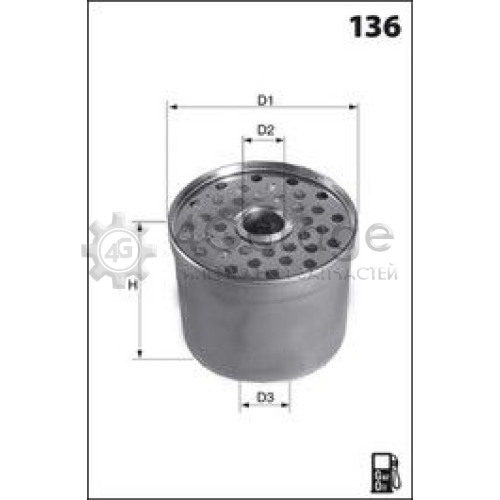 MECAFILTER ELG5209 Топливный фильтр MECAFILTER в Красноярске