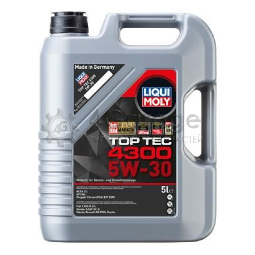 Моторное масло Top Tec 4300 5W 30 LIQUI MOLY 8031 в Ростове-на-Дону