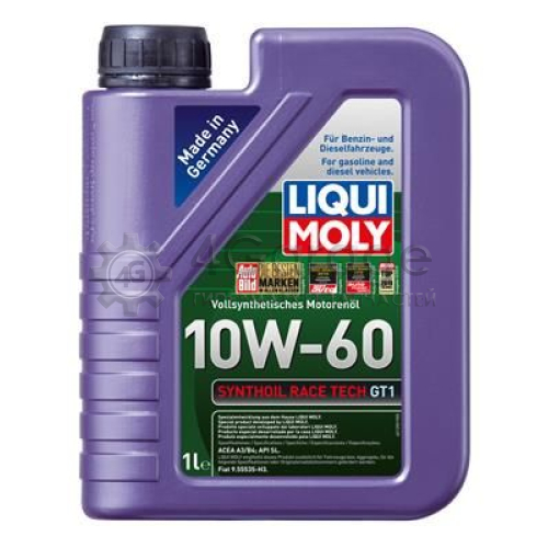 Моторное масло Synthoil Race Tech GT1 10W 60 LIQUI MOLY 1943 в Ростове-на-Дону