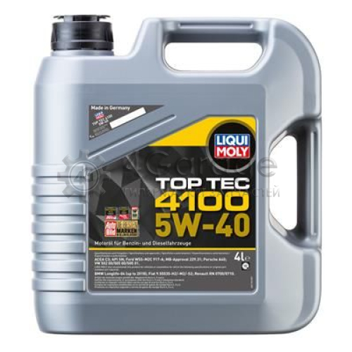 LIQUI MOLY 7547 Моторное масло Top Tec 4100 5W 40