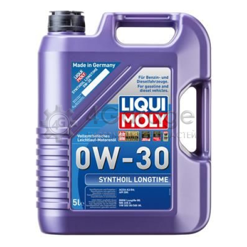 LIQUI MOLY 8977 Моторное масло Synthoil Longtime 0W 30 в Красноярске