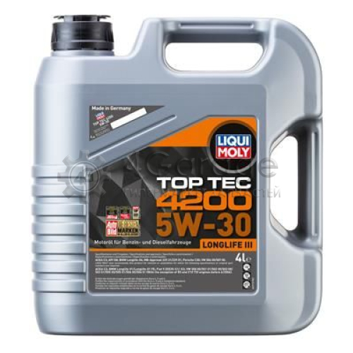 LIQUI MOLY 3715 Моторное масло Top Tec 4200 5W 30