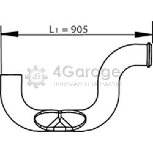 DINEX 81719 Труба выхлопного газа