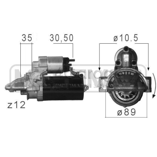 ERA 220680 Стартер OEM