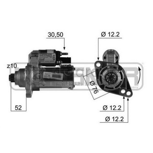 ERA 220445 Стартер OEM