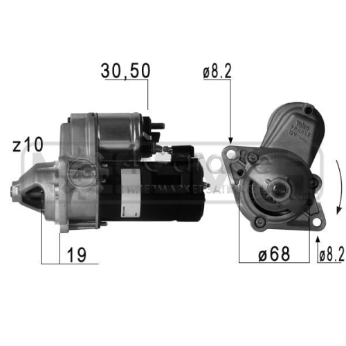 ERA 220691 Стартер OEM