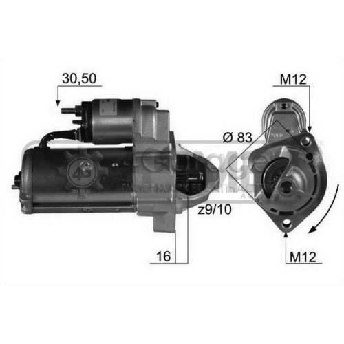 ERA 220037 Стартер OEM