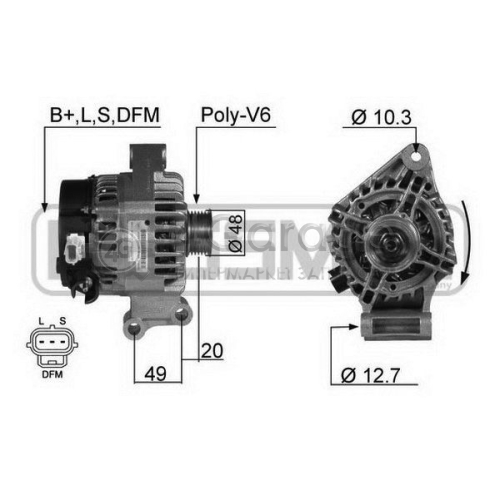 ERA 210357 Генератор OEM