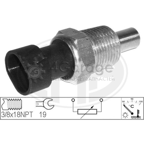 ERA 330117 Датчик температура охлаждающей жидкости OEM