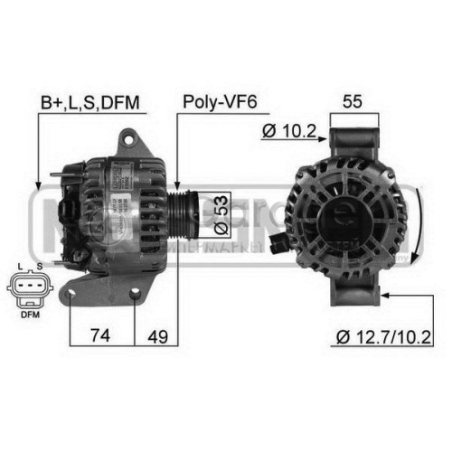 ERA 210362 Генератор OEM