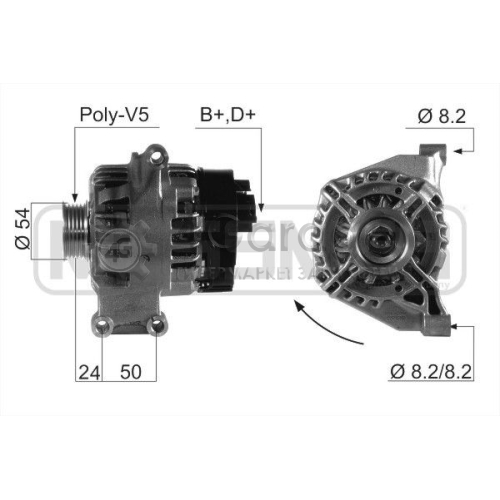 ERA 210660 Генератор OEM