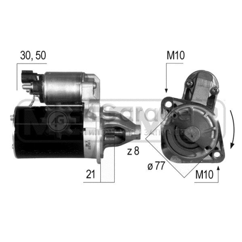 ERA 220537 Стартер OEM