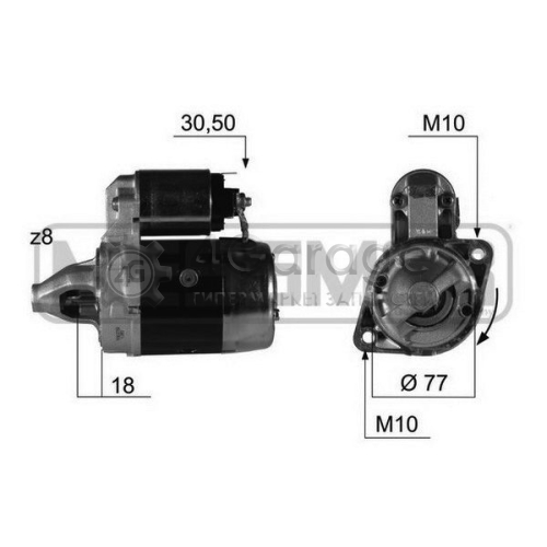 ERA 220382 Стартер OEM