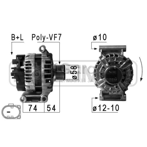 ERA 210949 Генератор OEM