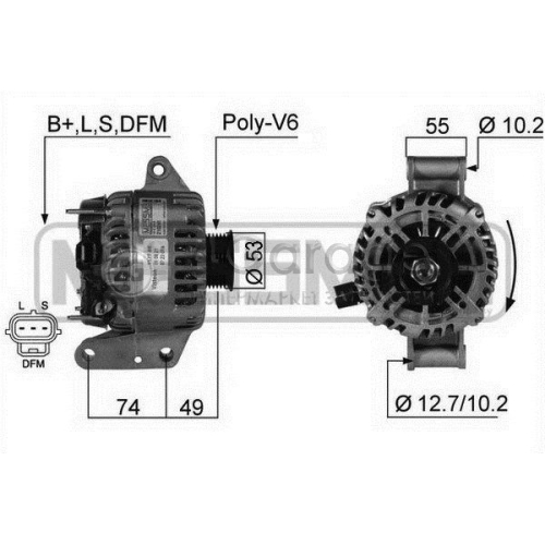 ERA 210241 Генератор OEM