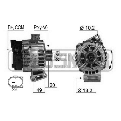 ERA 210430 Генератор OEM