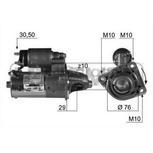 ERA 220172 Стартер OEM