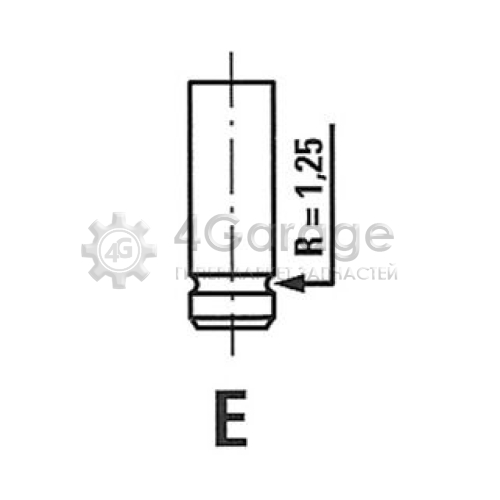 FRECCIA R4593RCR Выпускной клапан