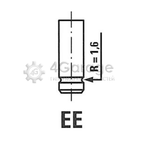 FRECCIA R4781RCR Выпускной клапан