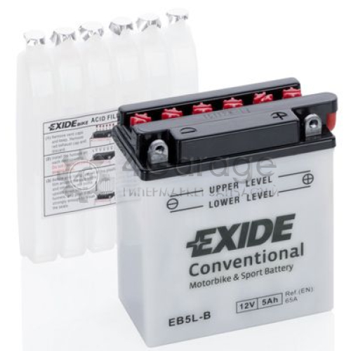 EXIDE EB5LB Аккумулятор автомобильный EXIDE EB5L B 5 Ач