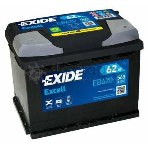 Аккумулятор автомобильный EXIDE EB620 62 Ач EXIDE EB620 в Нижнем Новгороде
