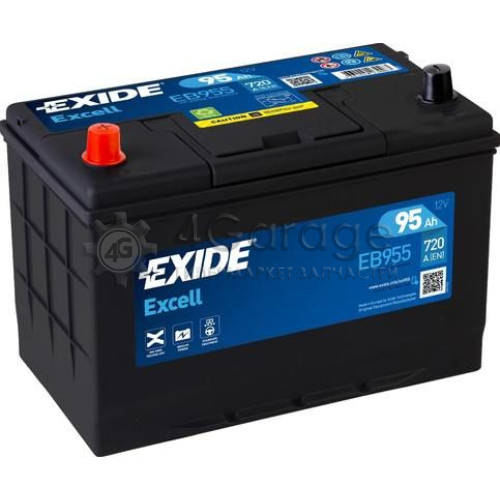 EXIDE EB955 Аккумулятор автомобильный EXIDE EB955 95 Ач