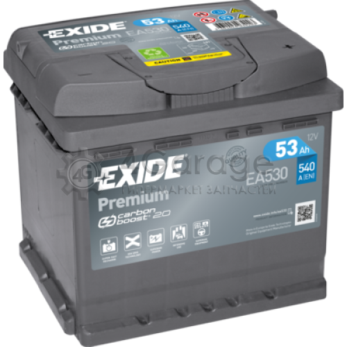 EXIDE EA530 Стартерная аккумуляторная батарея PREMIUM ***