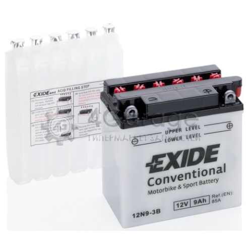 EXIDE 12N93B Стартерная аккумуляторная батарея EXIDE Conventional