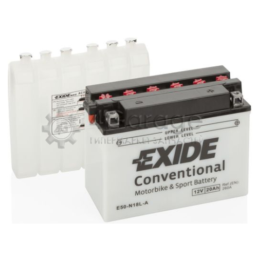 EXIDE E50N18LA Стартерная аккумуляторная батарея EXIDE Conventional