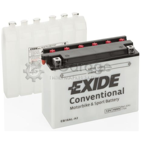 EXIDE EB16ALA2 Аккумулятор автомобильный EXIDE EB16AL A2 16 Ач