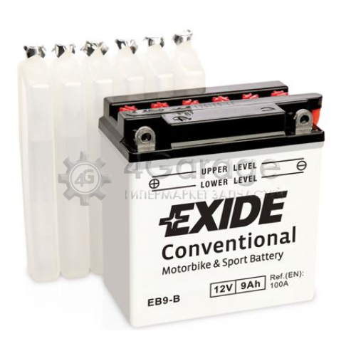 EXIDE EB9B Аккумулятор автомобильный EXIDE EB9 B 9 Ач