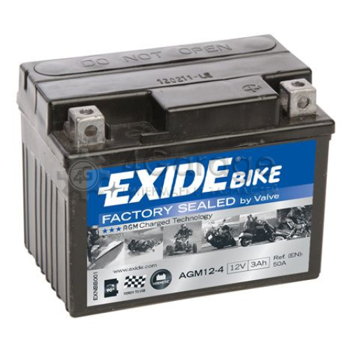 EXIDE AGM124 Стартерная аккумуляторная батарея EXIDE AGM Ready